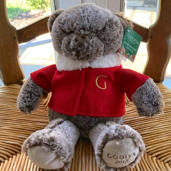 🆕NWT Godiva Limited Edition Holiday Plush Bear 2017 - Picture 1 of 6